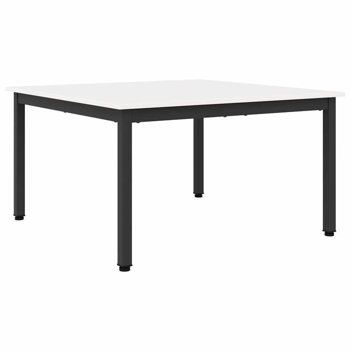 Sofabord Hvid 80 x 80 x 45 cm Massiv fyrretræ