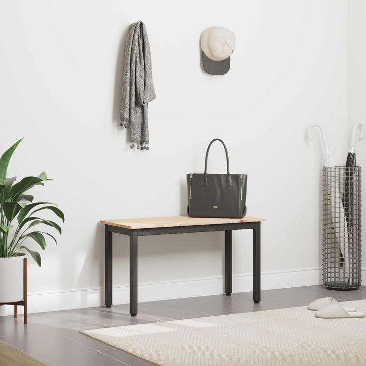 bænk Naturfarvet 80 x 35 x 45 cm Massiv fyrretræ