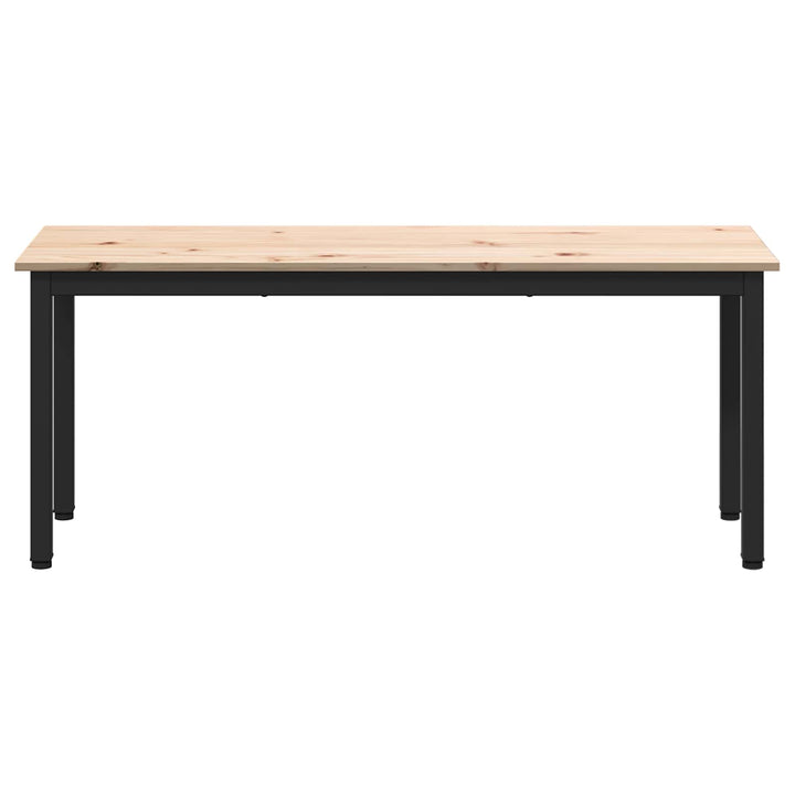 bænk Naturfarvet 110 x 35 x 45 cm Massiv fyrretræ