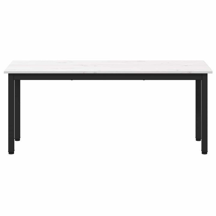 bænk Hvid 110 x 35 x 45 cm Massiv fyrretræ
