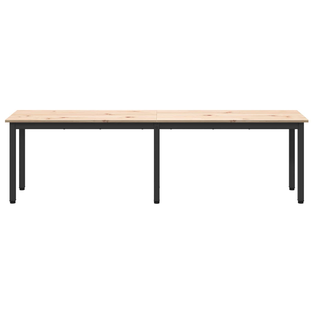 bænk Naturfarvet 160 x 35 x 45 cm Massiv fyrretræ