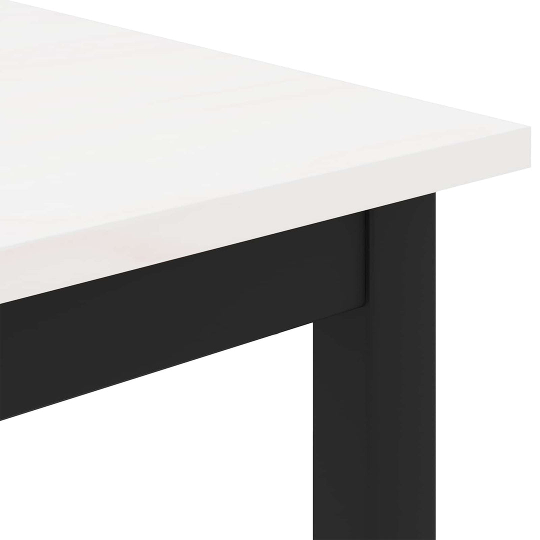 bænk Hvid 160 x 35 x 45 cm Massiv fyrretræ