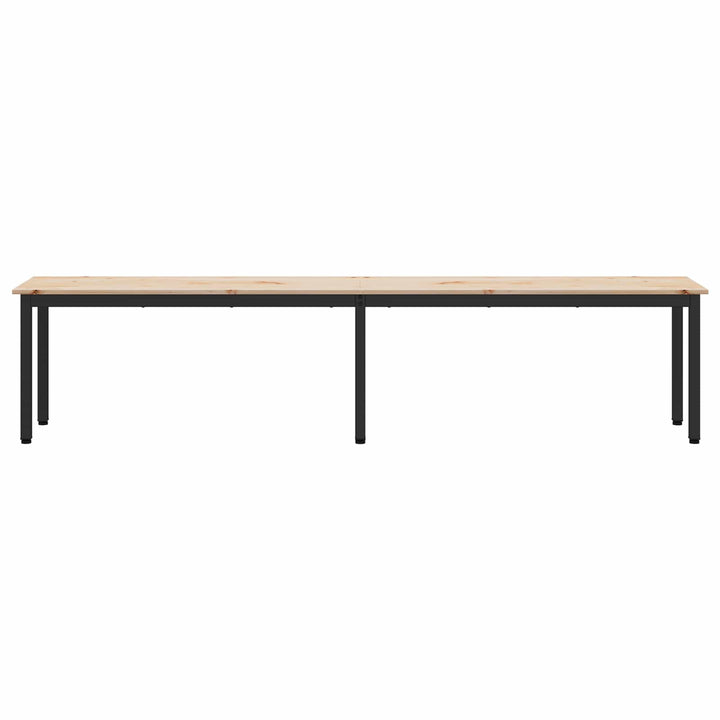 bænk Naturfarvet 200 x 35 x 45 cm Massiv fyrretræ