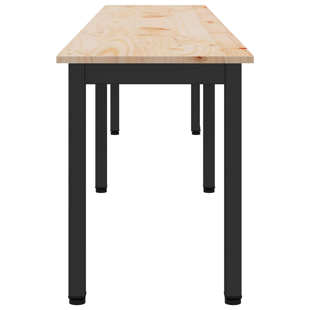 bænk Naturfarvet 200 x 35 x 45 cm Massiv fyrretræ