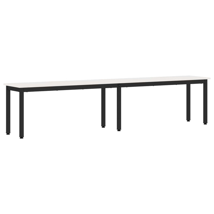 bænk Hvid 200 x 35 x 45 cm Massiv fyrretræ