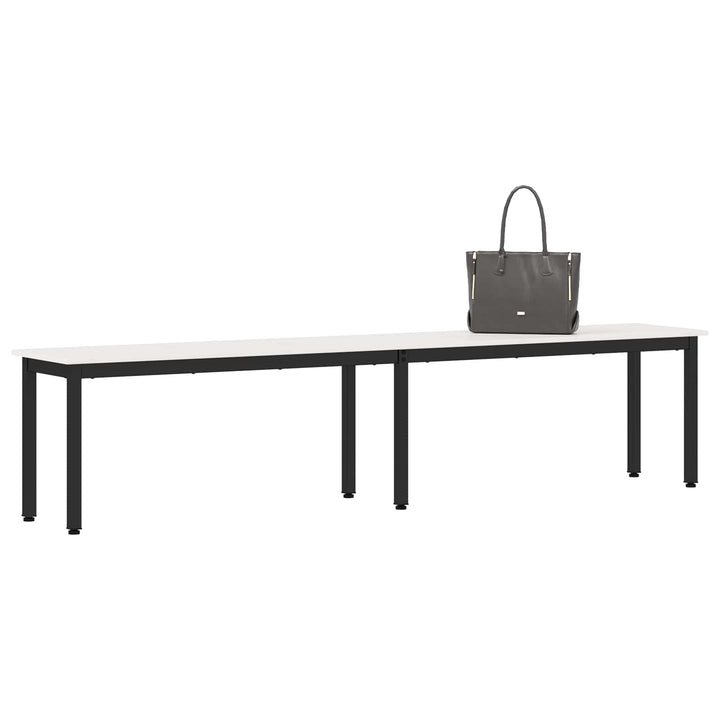 bænk Hvid 200 x 35 x 45 cm Massiv fyrretræ