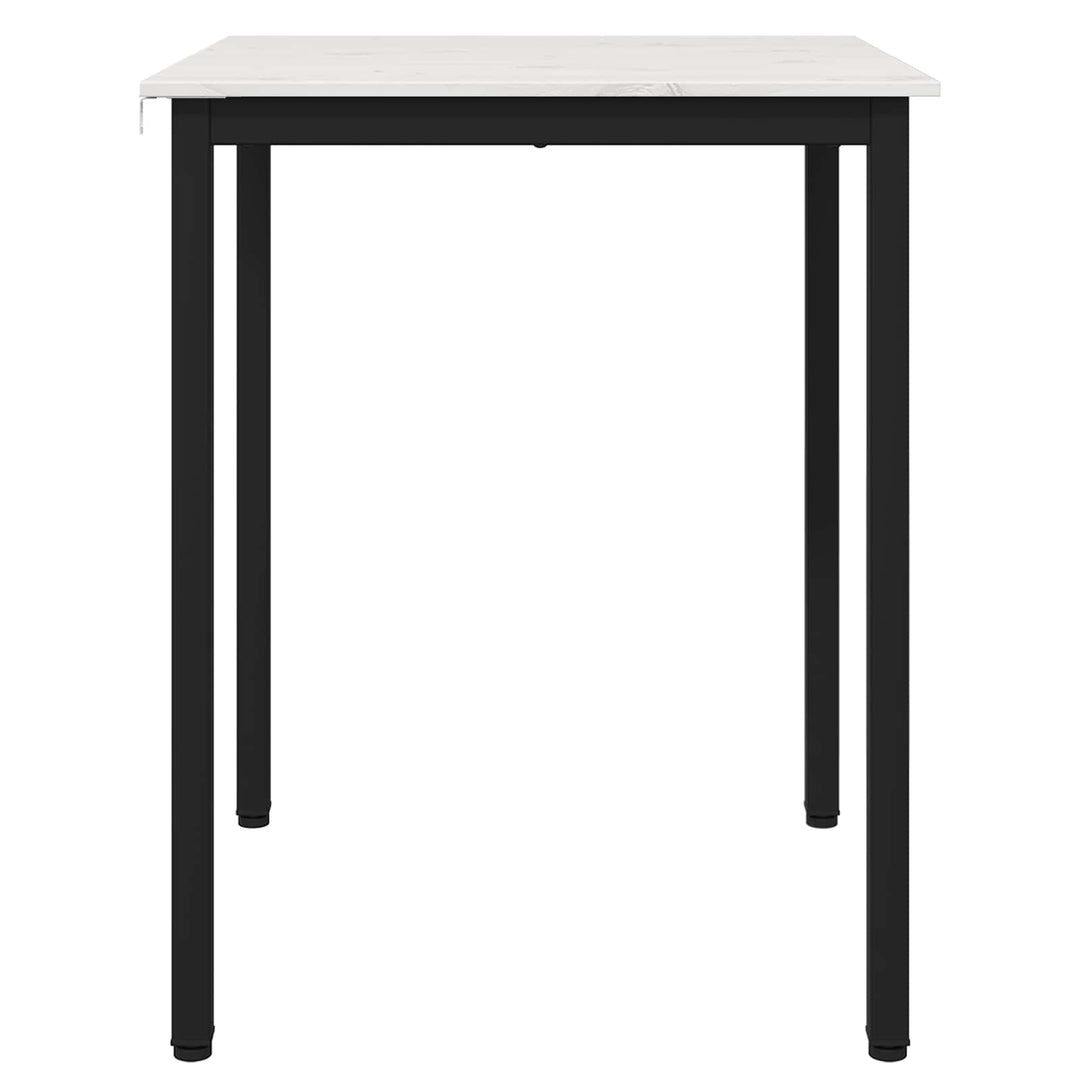 Spisebord Hvid 60 x 60 x 75 cm Massiv fyrretræ