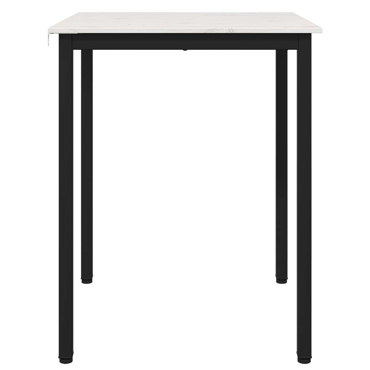 Spisebord Hvid 60 x 60 x 75 cm Massiv fyrretræ