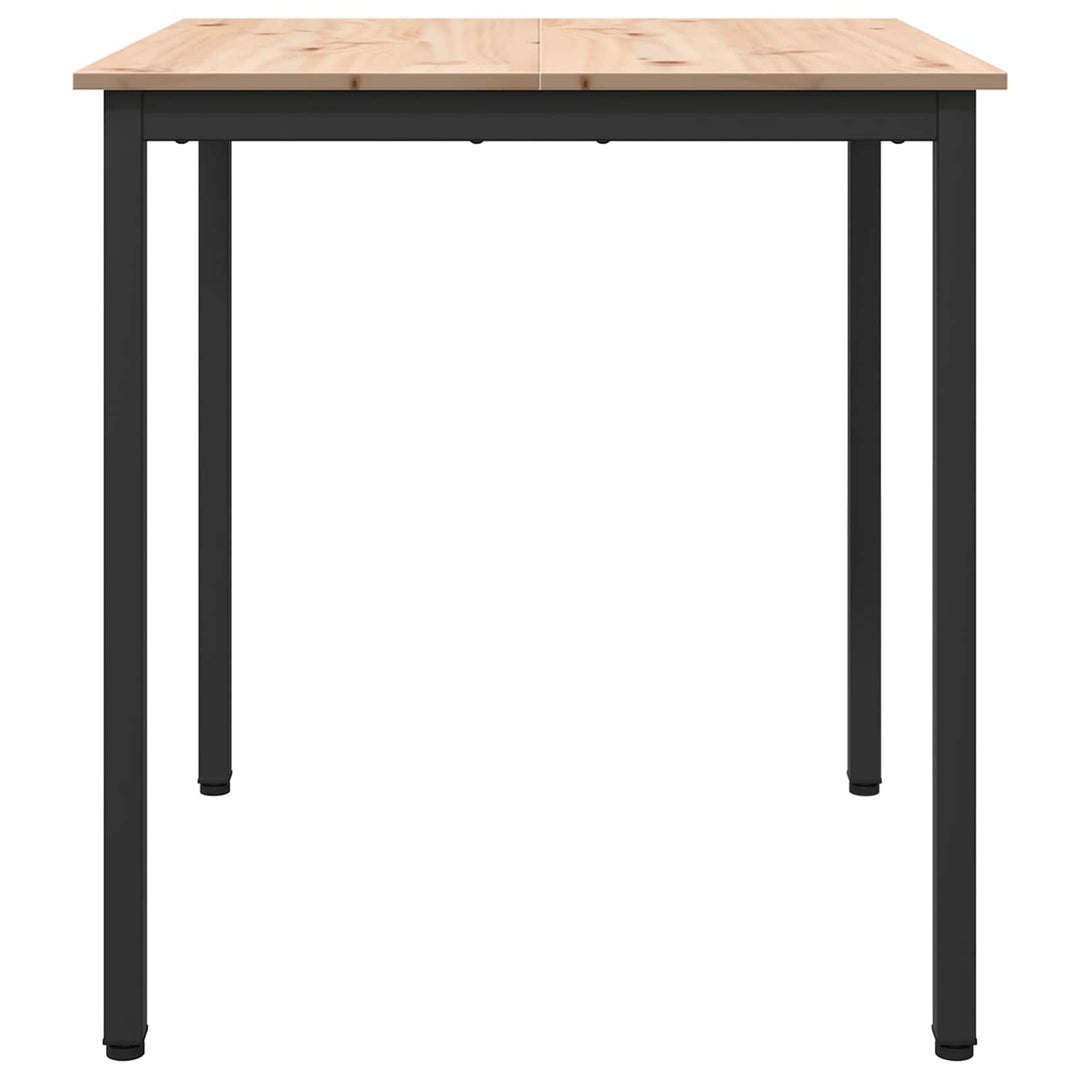 Spisebord Naturfarvet 70 x 70 x 75 cm Massiv fyrretræ