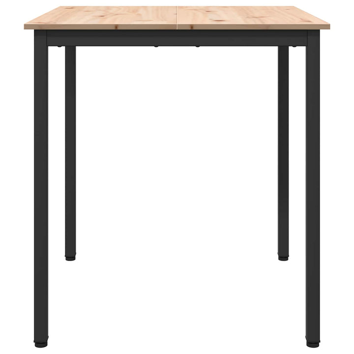 Spisebord Naturfarvet 70 x 70 x 75 cm Massiv fyrretræ