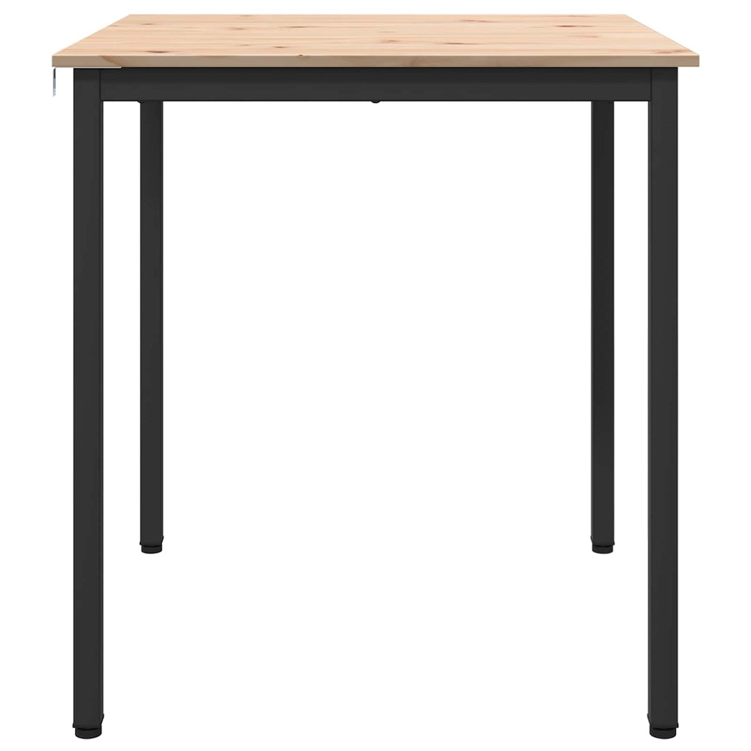 Spisebord Naturfarvet 70 x 70 x 75 cm Massiv fyrretræ