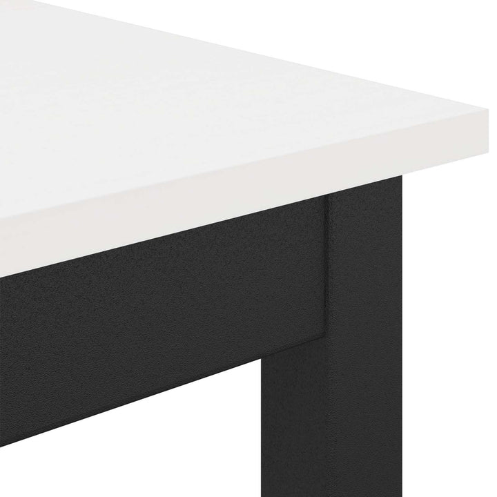 Spisebord Hvid 70 x 70 x 75 cm Massiv fyrretræ