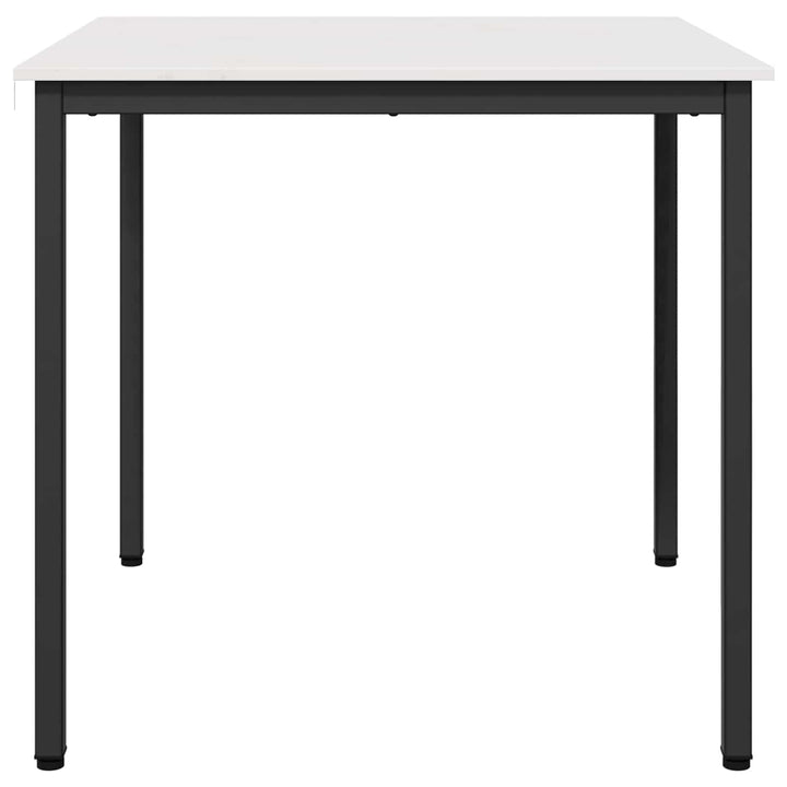 Spisebord Hvid 80 x 80 x 75 cm Massiv fyrretræ