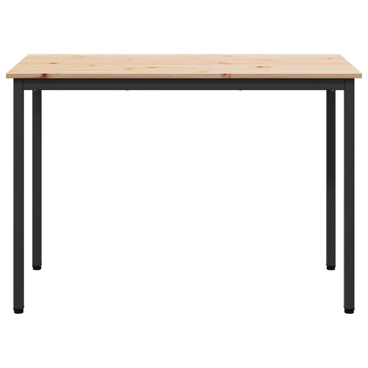 Spisebord Naturfarvet 110 x 55 x 75 cm Massiv fyrretræ