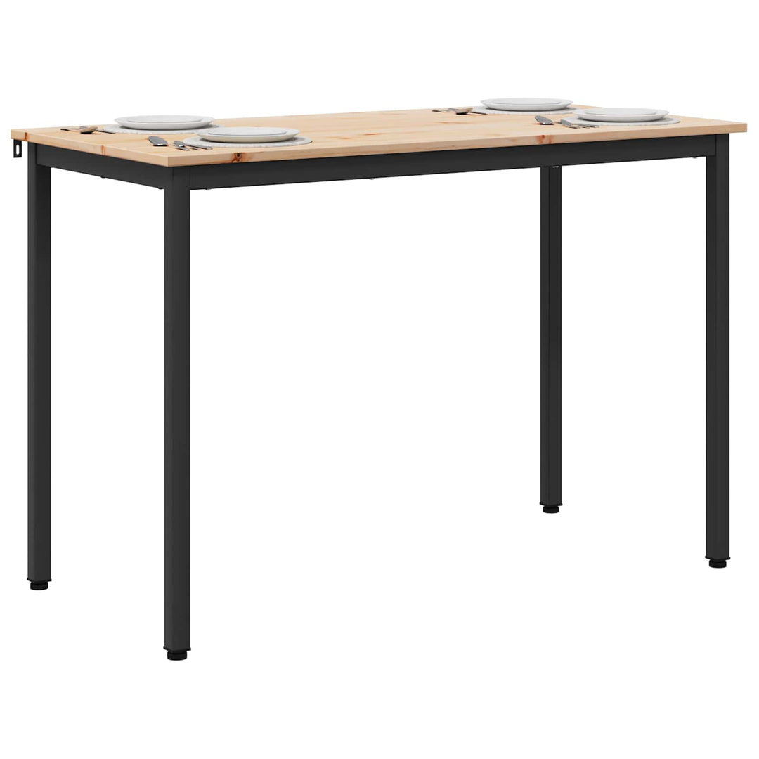 Spisebord Naturfarvet 110 x 55 x 75 cm Massiv fyrretræ