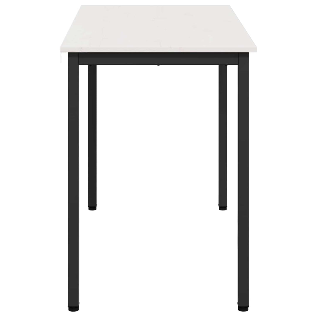 Spisebord Hvid 110 x 55 x 75 cm Massiv fyrretræ