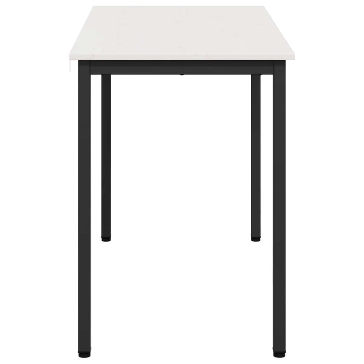 Spisebord Hvid 110 x 55 x 75 cm Massiv fyrretræ
