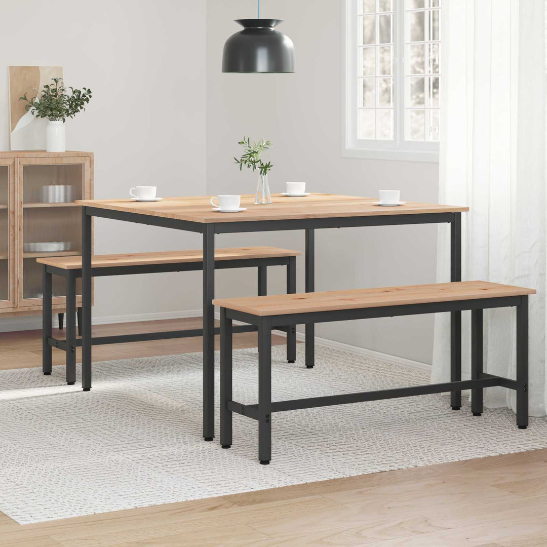 Spisebord Naturfarvet 110 x 110 x 75 cm Massiv fyrretræ