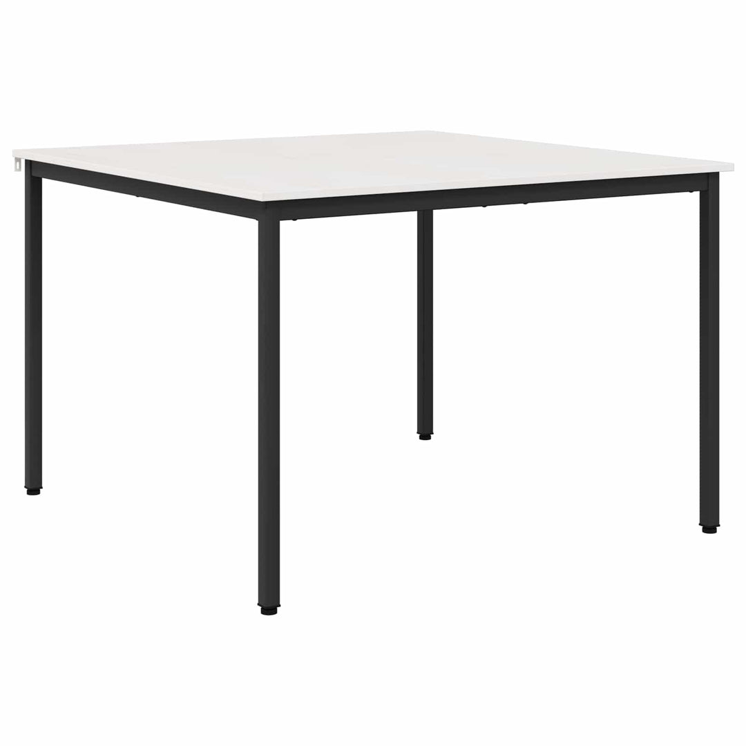 Spisebord Hvid 110 x 110 x 75 cm Massiv fyrretræ