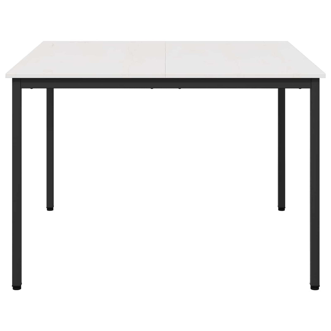 Spisebord Hvid 110 x 110 x 75 cm Massiv fyrretræ