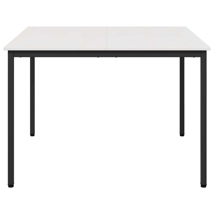 Spisebord Hvid 110 x 110 x 75 cm Massiv fyrretræ