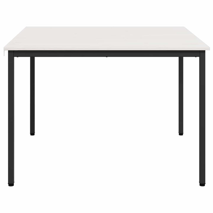 Spisebord Hvid 110 x 110 x 75 cm Massiv fyrretræ