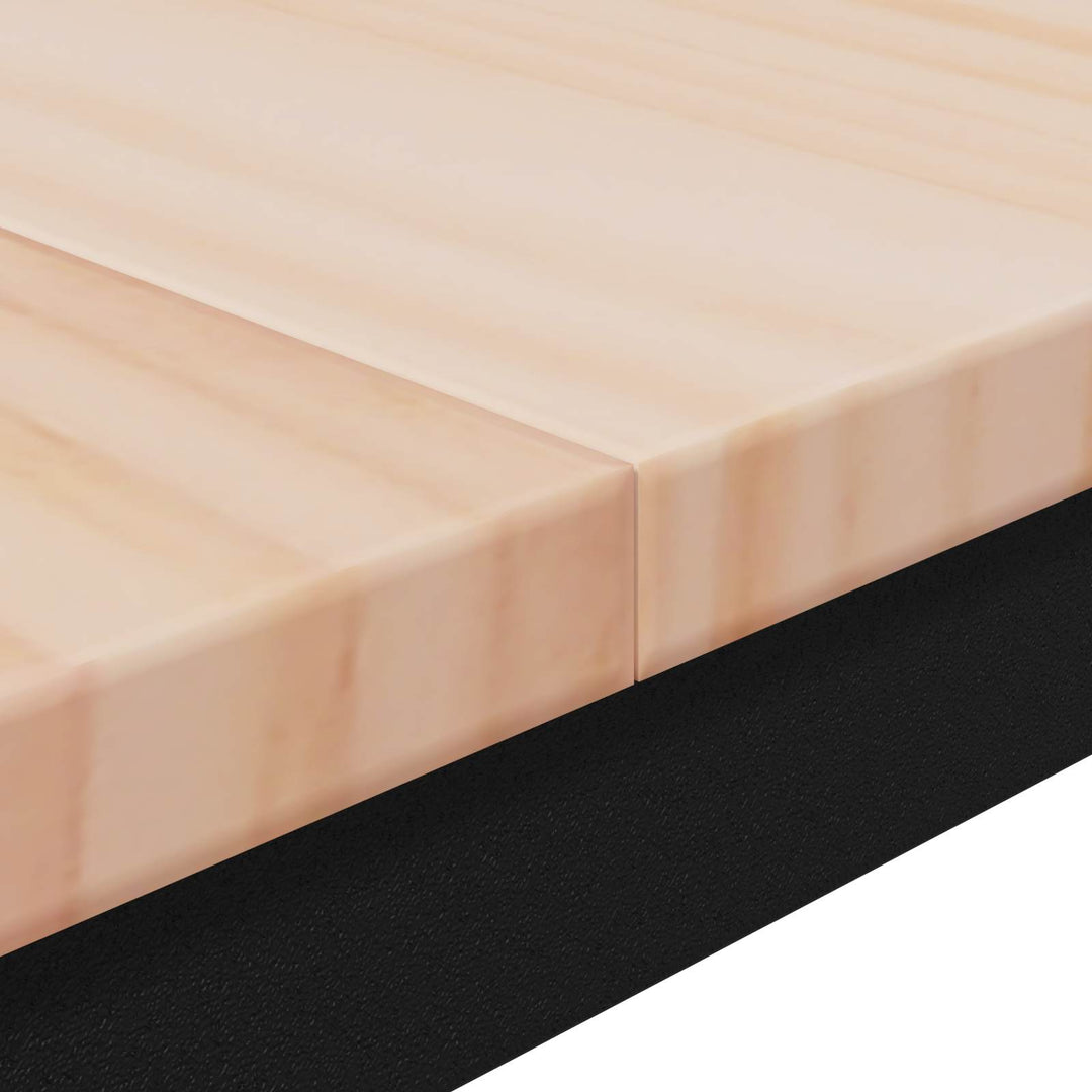 Spisebord Naturfarvet 140 x 80 x 75 cm Massiv fyrretræ