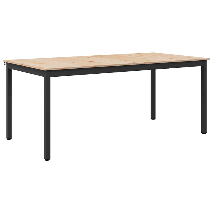 Spisebord Naturfarvet 140 x 80 x 75 cm Massiv fyrretræ