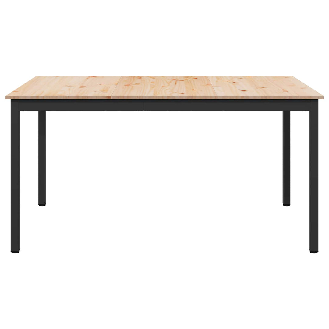 Spisebord Naturfarvet 140 x 80 x 75 cm Massiv fyrretræ