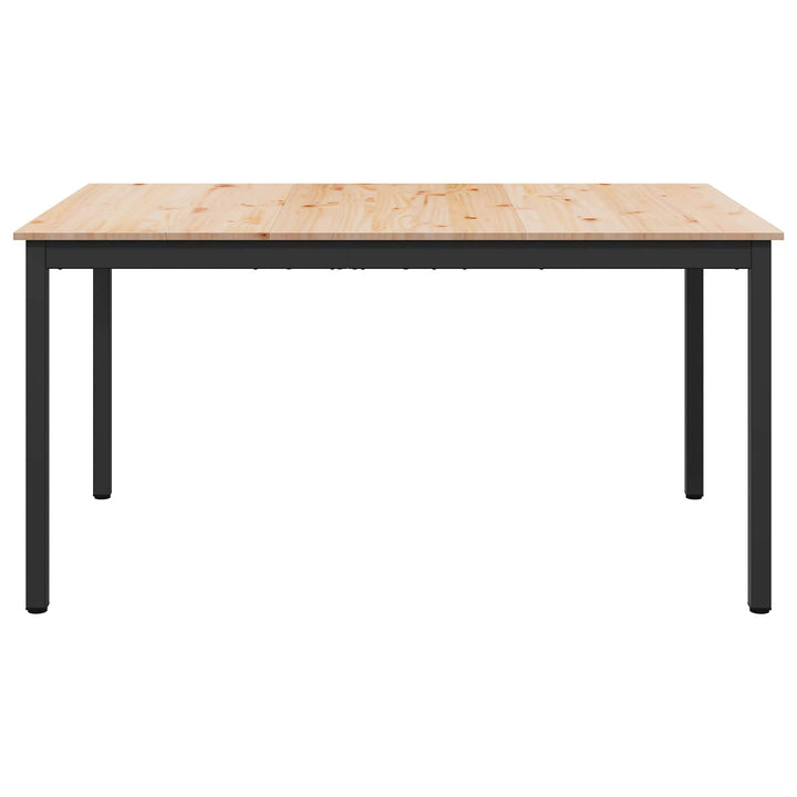 Spisebord Naturfarvet 140 x 80 x 75 cm Massiv fyrretræ
