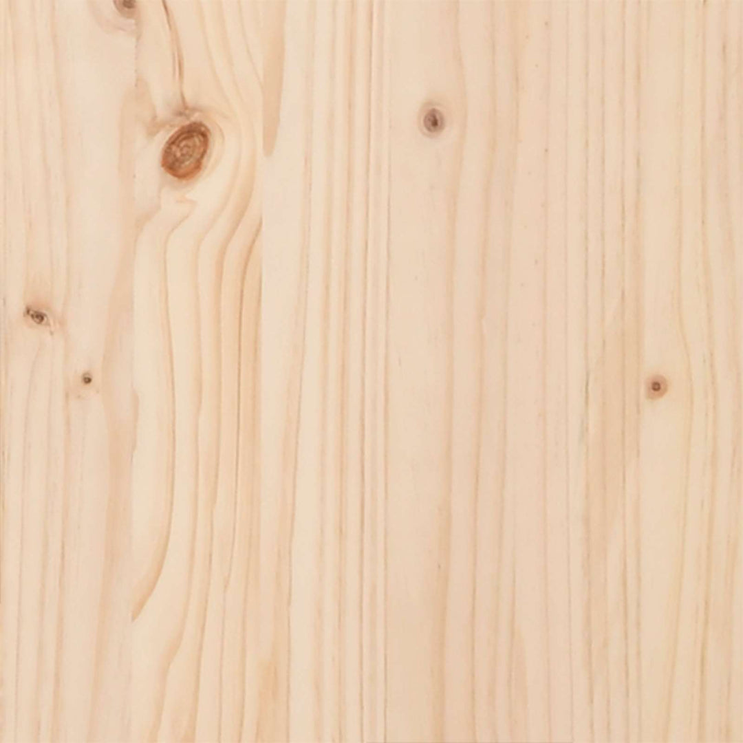 Spisebord Naturfarvet 140 x 80 x 75 cm Massiv fyrretræ