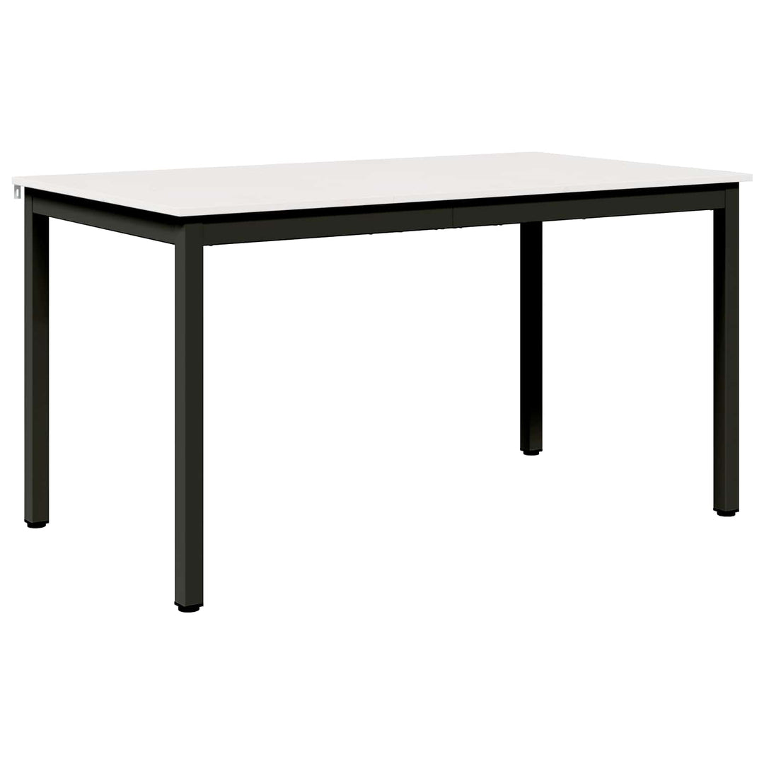 Spisebord Hvid 140 x 80 x 75 cm Massiv fyrretræ