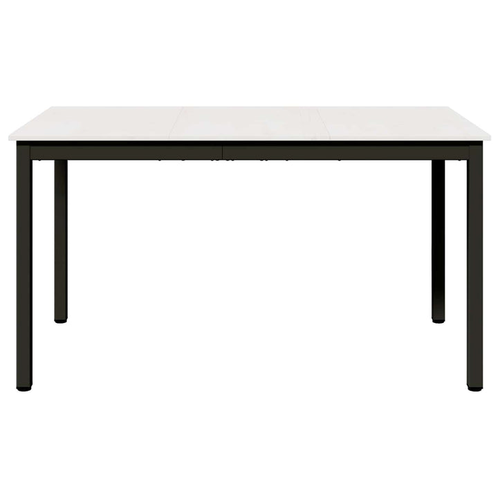 Spisebord Hvid 140 x 80 x 75 cm Massiv fyrretræ