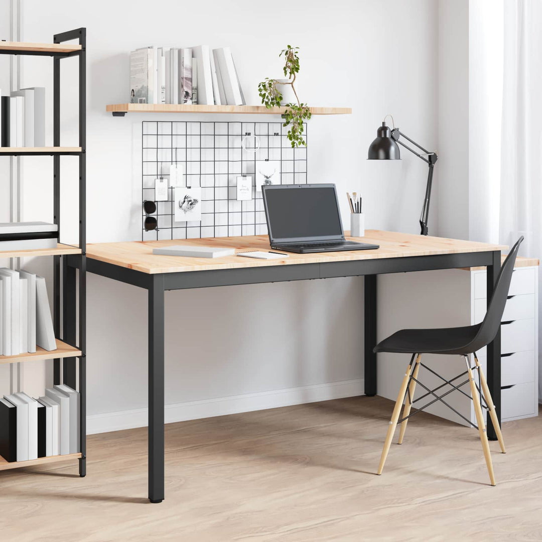 Spisebord Naturfarvet 150 x 90 x 75 cm Massiv fyrretræ