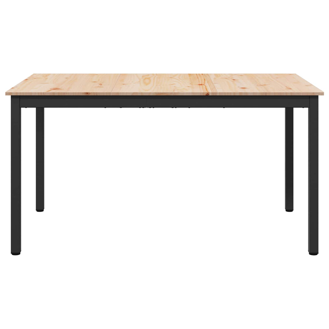 Spisebord Naturfarvet 150 x 90 x 75 cm Massiv fyrretræ