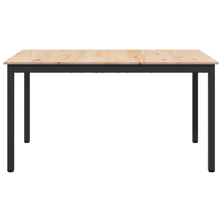 Spisebord Naturfarvet 150 x 90 x 75 cm Massiv fyrretræ
