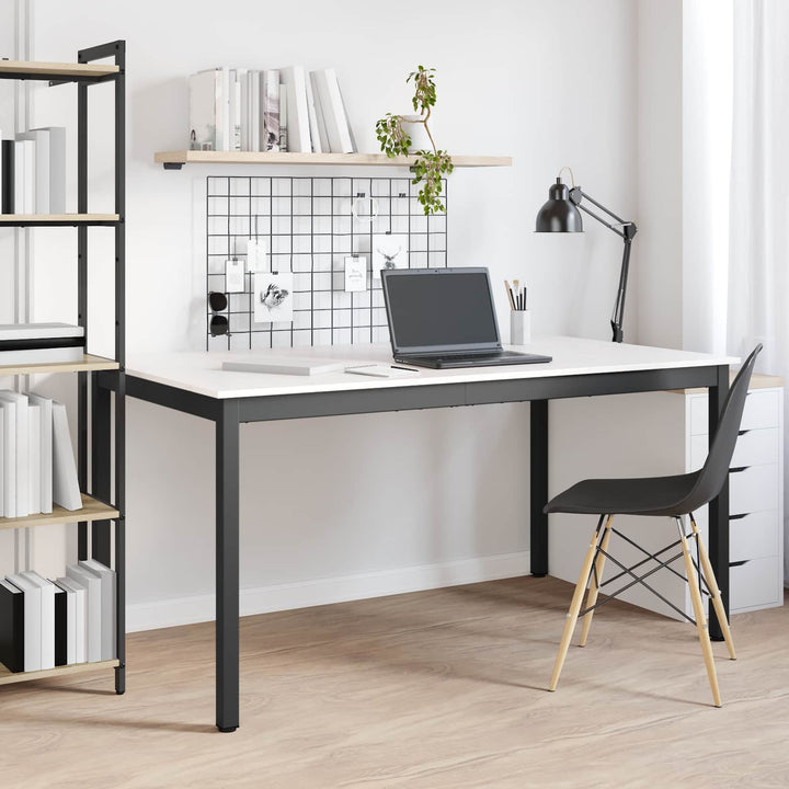 Spisebord Hvid 150 x 90 x 75 cm Massiv fyrretræ