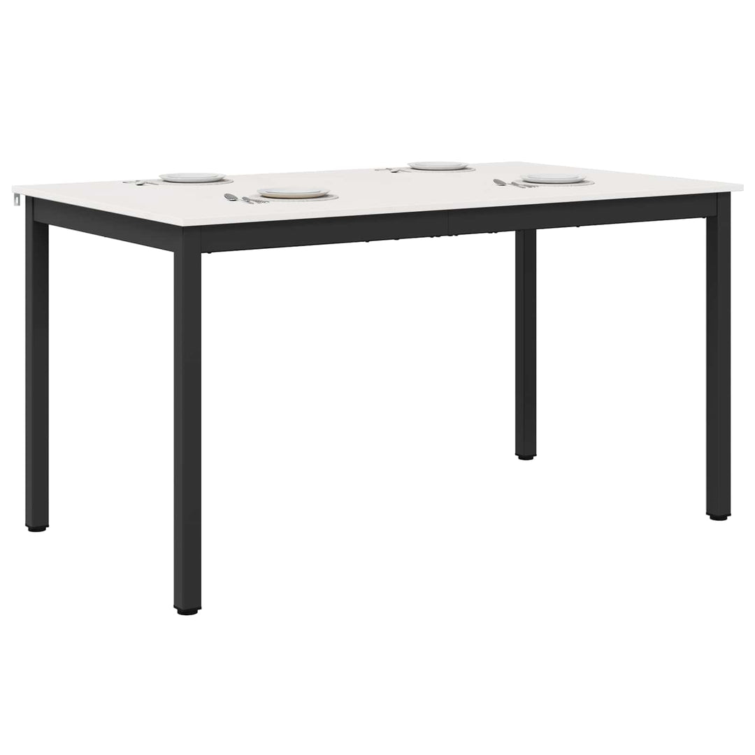 Spisebord Hvid 150 x 90 x 75 cm Massiv fyrretræ