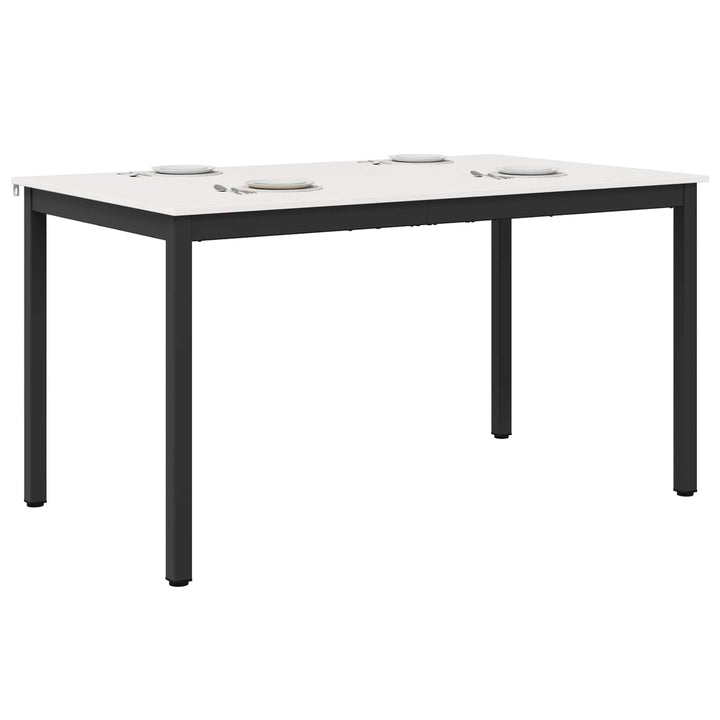 Spisebord Hvid 150 x 90 x 75 cm Massiv fyrretræ