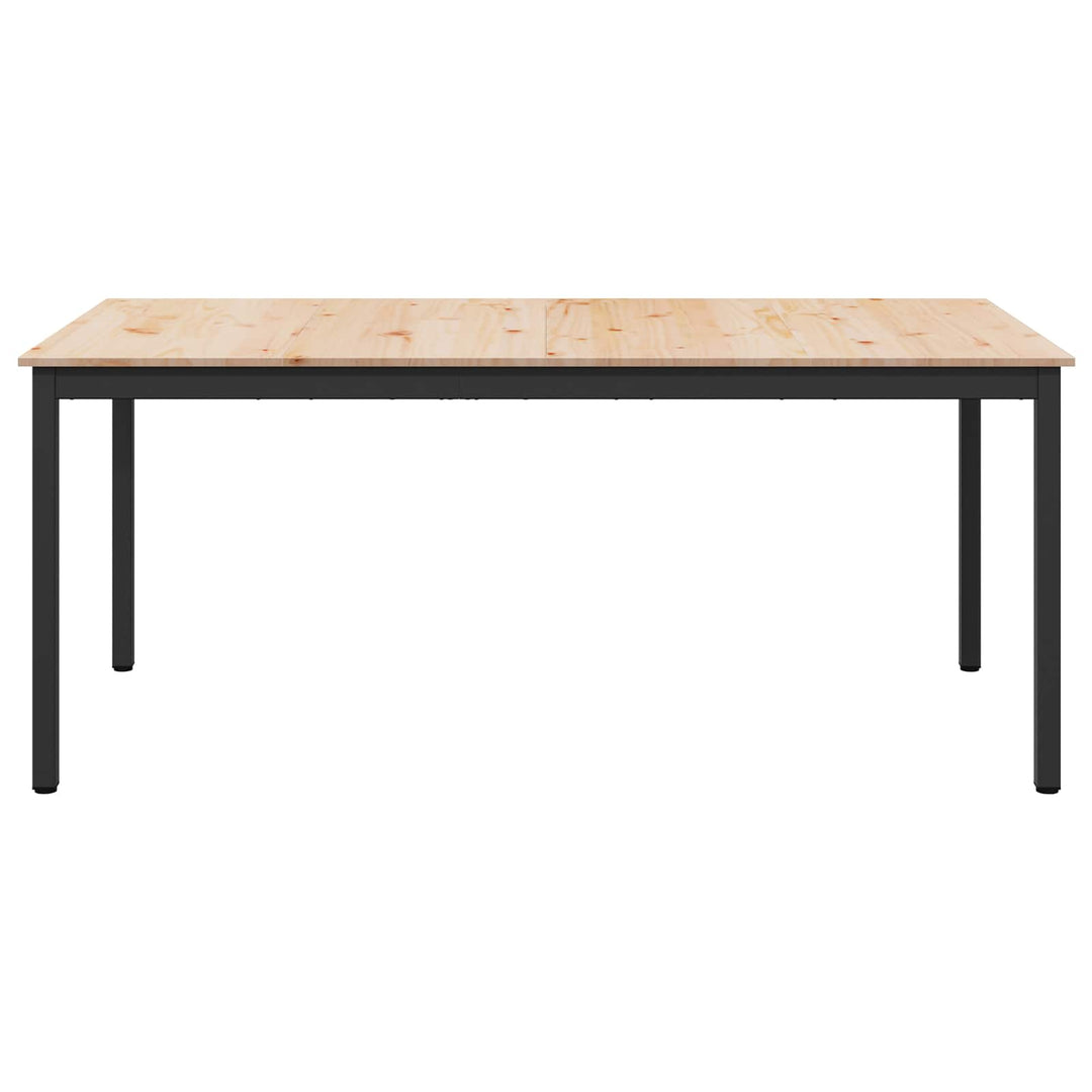 Spisebord Naturfarvet 180 x 90 x 75 cm Massiv fyrretræ