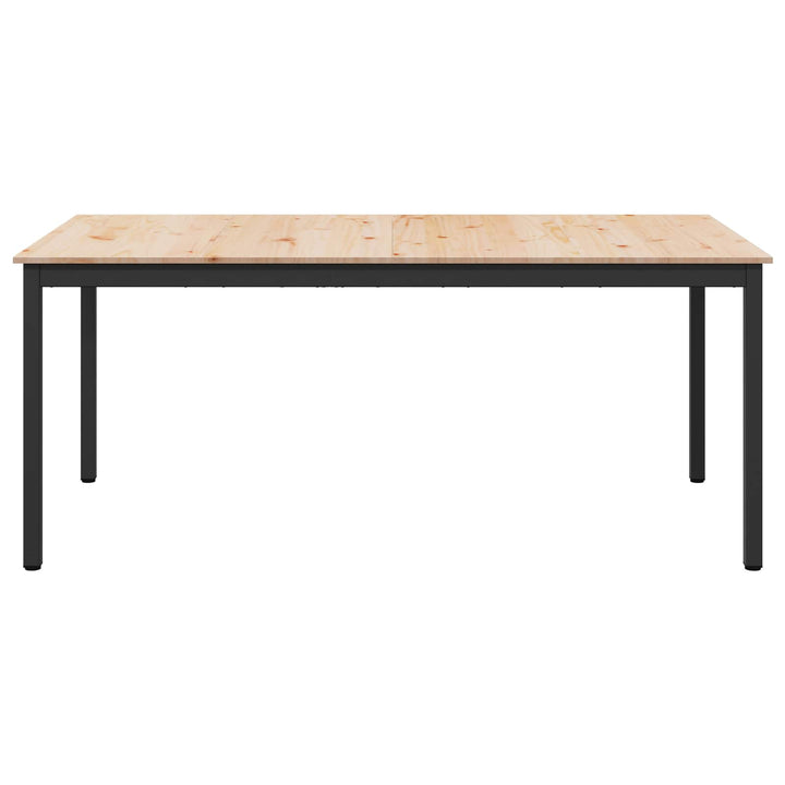 Spisebord Naturfarvet 180 x 90 x 75 cm Massiv fyrretræ