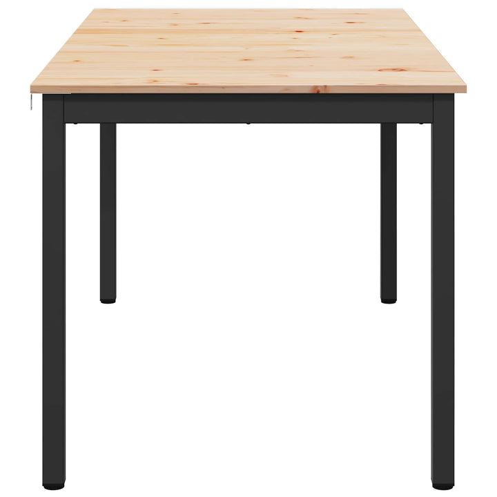 Spisebord Naturfarvet 180 x 90 x 75 cm Massiv fyrretræ