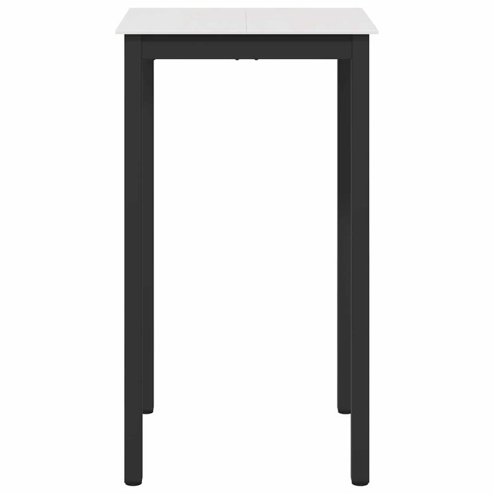 Barbord Hvid 60 x 60 x 105 cm Massiv fyrretræ