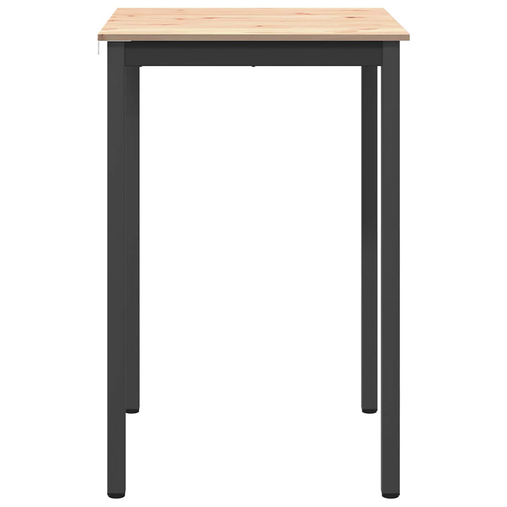 Barbord Naturfarvet 70 x 70 x 105 cm Massiv fyrretræ