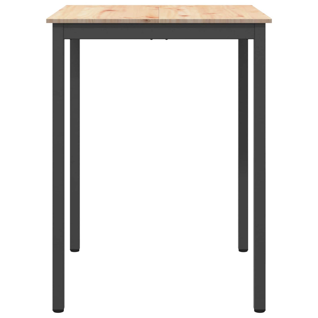 Barbord Naturfarvet 80 x 80 x 105 cm Massiv fyrretræ
