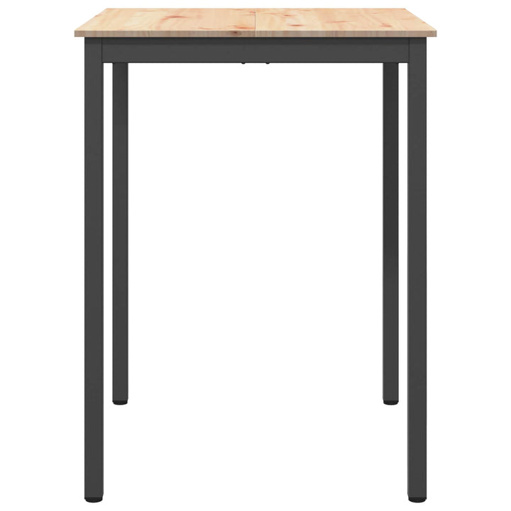 Barbord Naturfarvet 80 x 80 x 105 cm Massiv fyrretræ