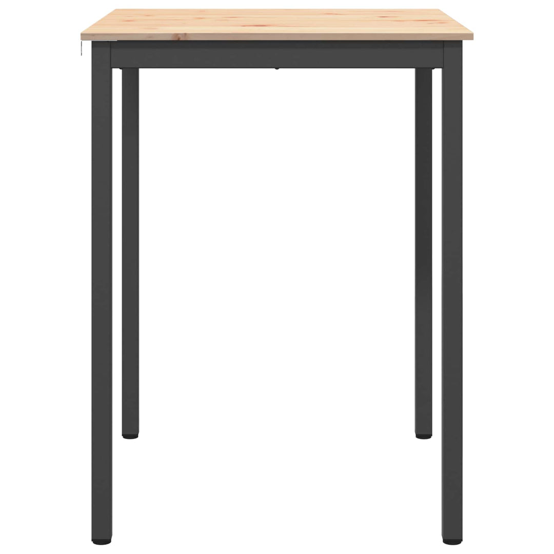 Barbord Naturfarvet 80 x 80 x 105 cm Massiv fyrretræ
