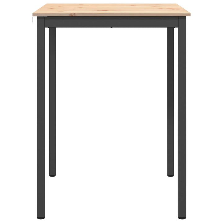 Barbord Naturfarvet 80 x 80 x 105 cm Massiv fyrretræ