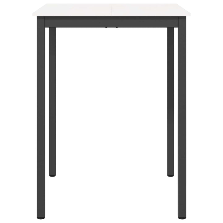 Barbord Hvid 80 x 80 x 105 cm Massiv fyrretræ