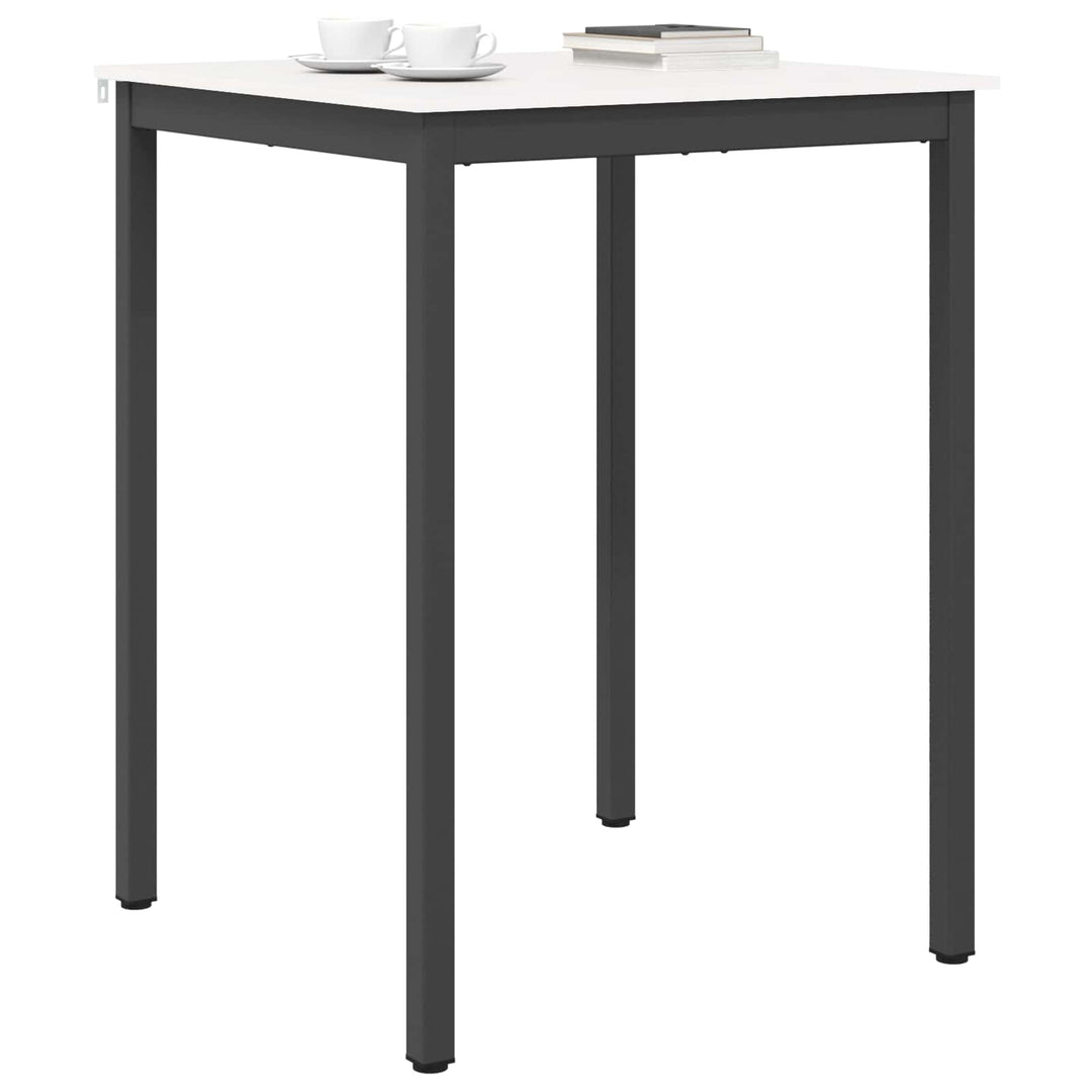 Barbord Hvid 80 x 80 x 105 cm Massiv fyrretræ